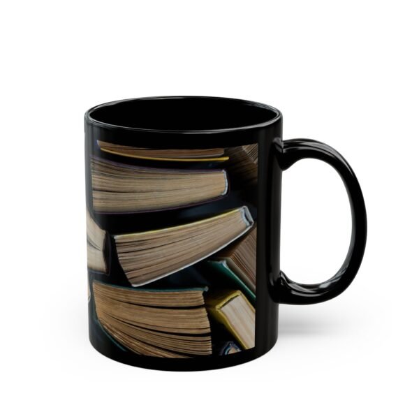 Mug - Bookish Black Mug with Brew Read Repeat Design - Cozy Gift for Readers - Image 3